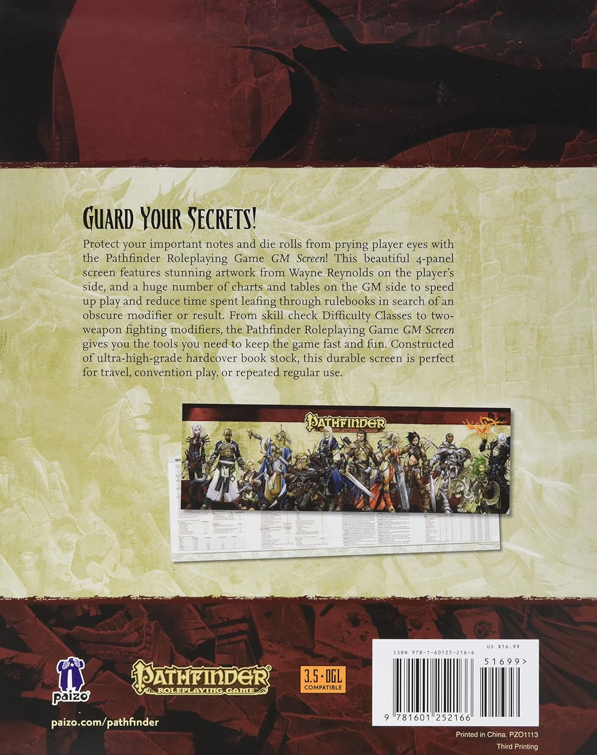 Pathfinder RPG: GM Screen