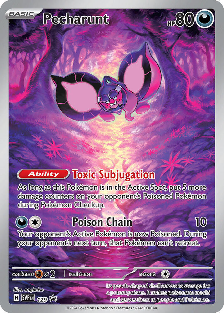 Pecharunt - 129 (SVP) Holo Rare - Near Mint Holofoil