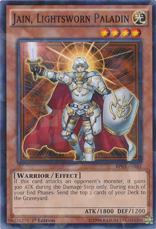Jain, Lightsworn Paladin (Shatterfoil) (BP03-EN042) Shatterfoil Rare - Near Mint 1st Edition