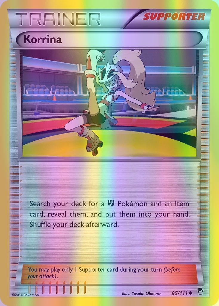 Korrina - 095/111 (FFI) Uncommon - Near Mint Reverse Holofoil