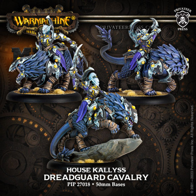 Warmachine MKIV (PIP 27018): Dusk House Kallyss - Dreadguard Cavalry