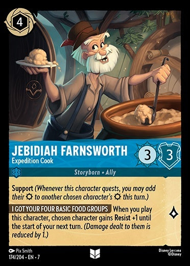 Jebidiah Farnsworth - Expedition Cook (Archazia's Island - 174/204) Uncommon