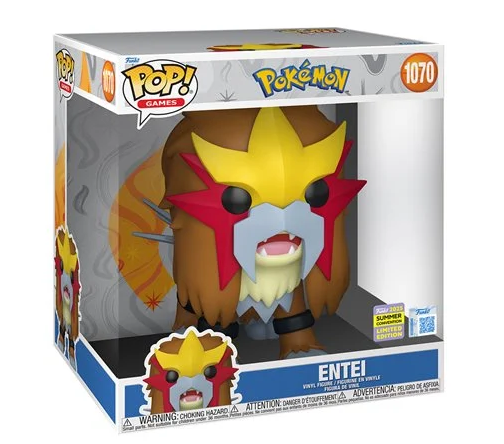 POP Figure (10 Inch): Pokemon #1070 - Entei (2025 Summer Convention Exclusive)