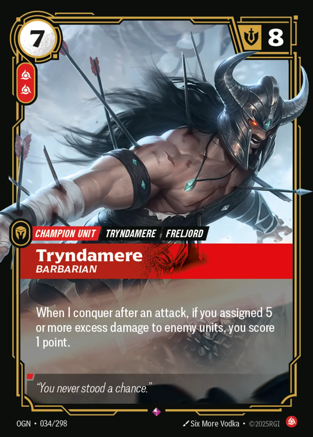 Tryndamere - Barbarian - 034/298 (OGN) Rare