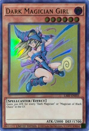 Dark Magician Girl (2021) (LART-EN035) Ultra Rare - Near Mint Limited