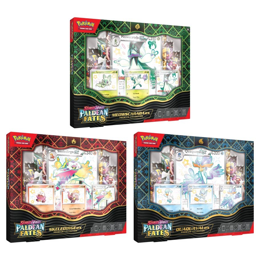 Pokemon TCG: S&V04.5 Paldean Fates - Tech Sticker Collection