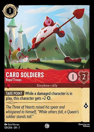 Card Soldiers - Royal Troops (Archazia's Island - 129/204) Common