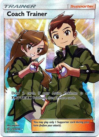 Coach Trainer (Full Art) - 233/236 (SM11) Ultra Rare - Near Mint Holofoil
