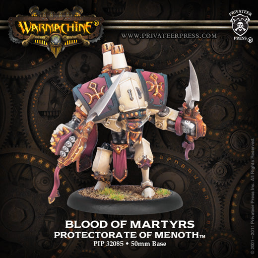Warmachine: Protectorate - Blood of Martyrs, Heavy Warjack Upgrade Kit (Metal)