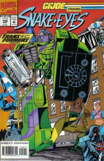 G.I. Joe: A Real American Hero (1982 Series) #139 - 142 (9.0) Snake-Eyes & Transformers Comic Bundle