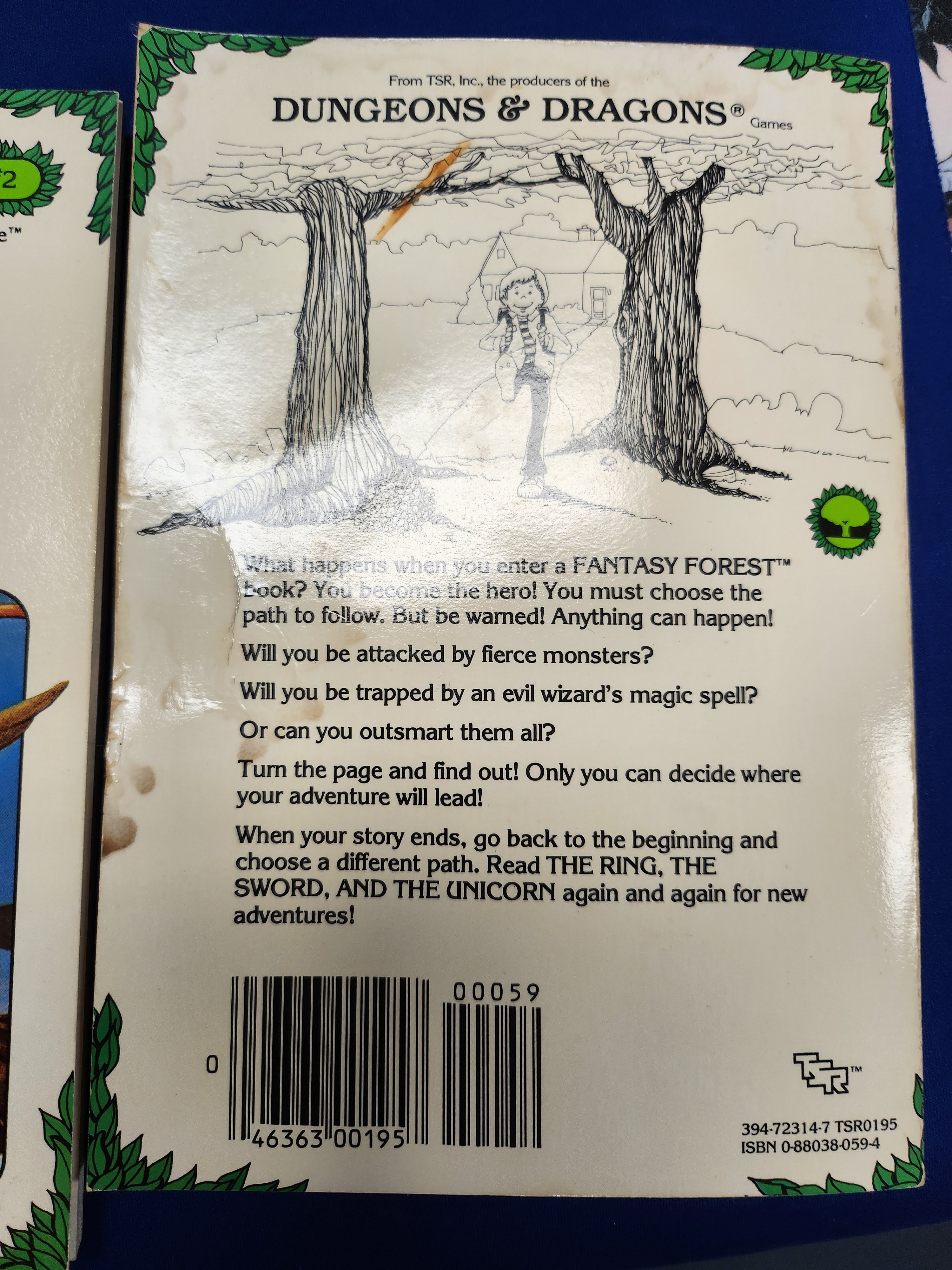A Fantasy Forest Book (1983) Pick A Path to Adventure Lot (Vol. 1-2, 4-6) (USED)