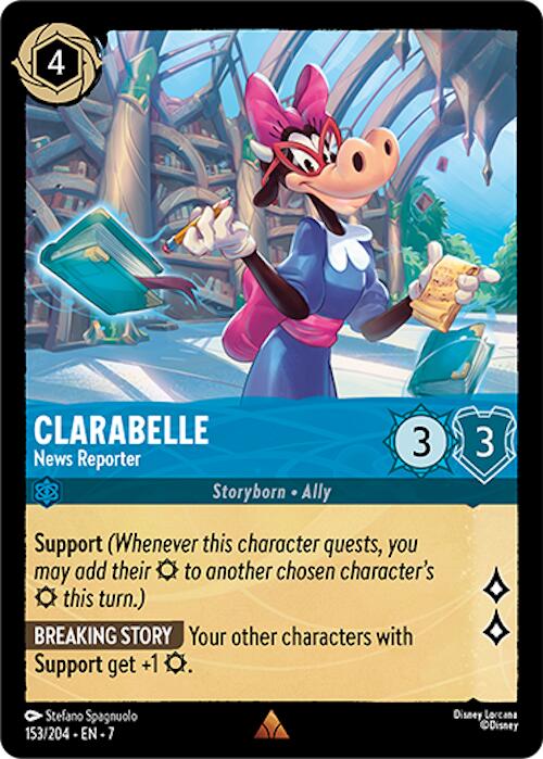 Clarabelle - News Reporter (Archazia's Island - 153/204) Rare