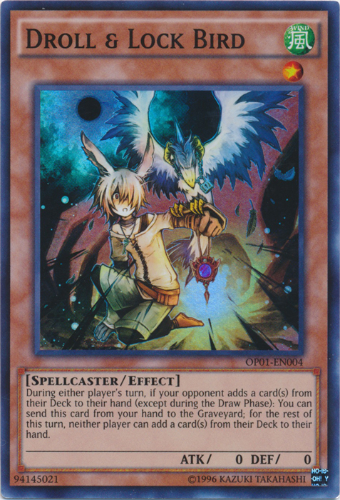 Droll & Lock Bird (OP01-EN004) Unlimited Super Rare