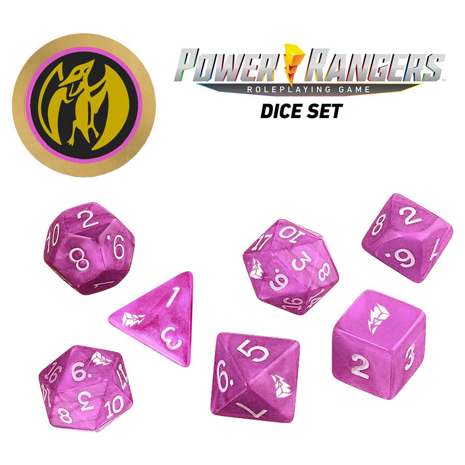 Power Rangers RPG: Dice Set - Pink