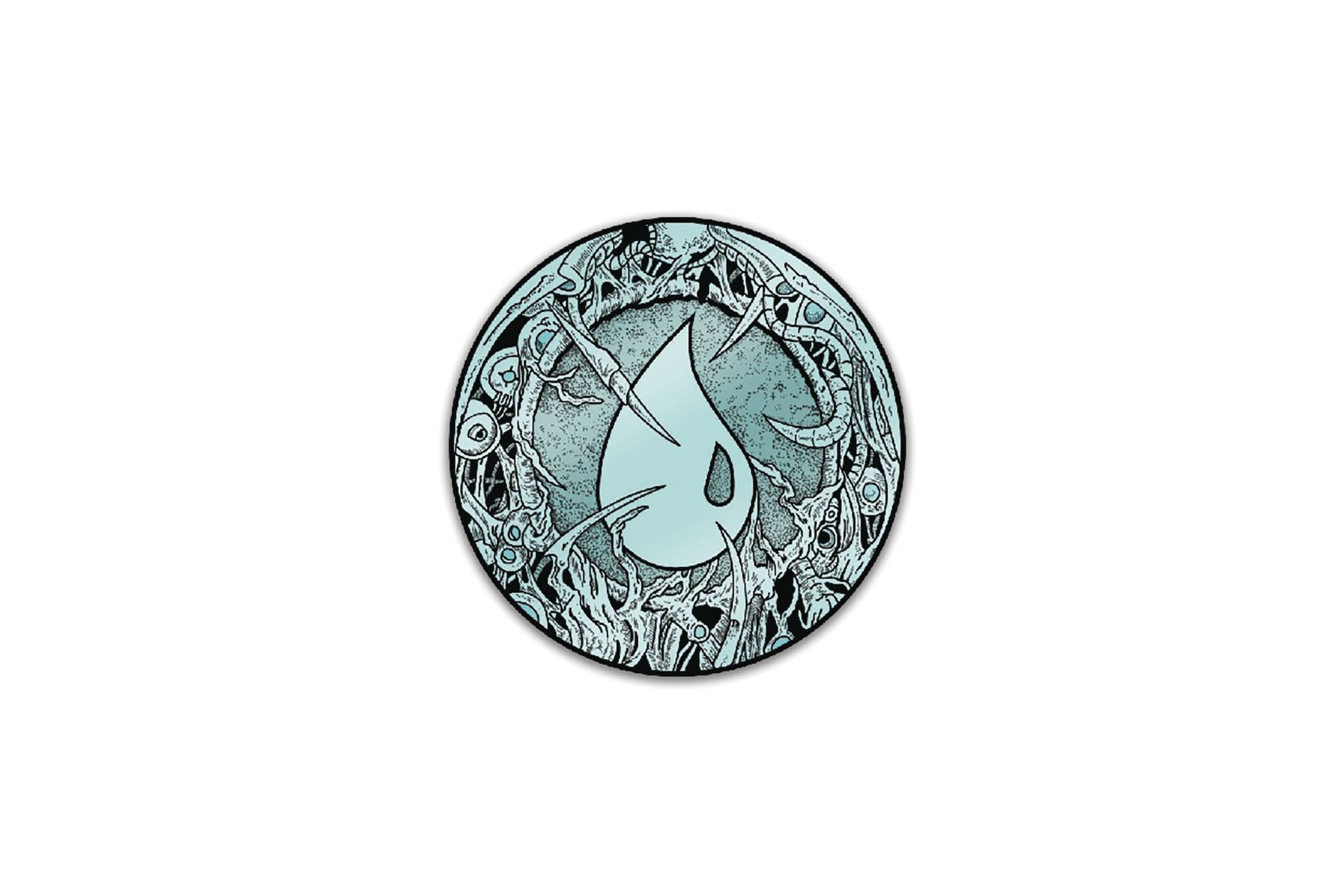 MTG PHYREXIA INFECT ISLAND MANA SYMBOL AR PIN