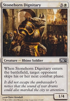 Stonehorn Dignitary (M12-C-FOIL)