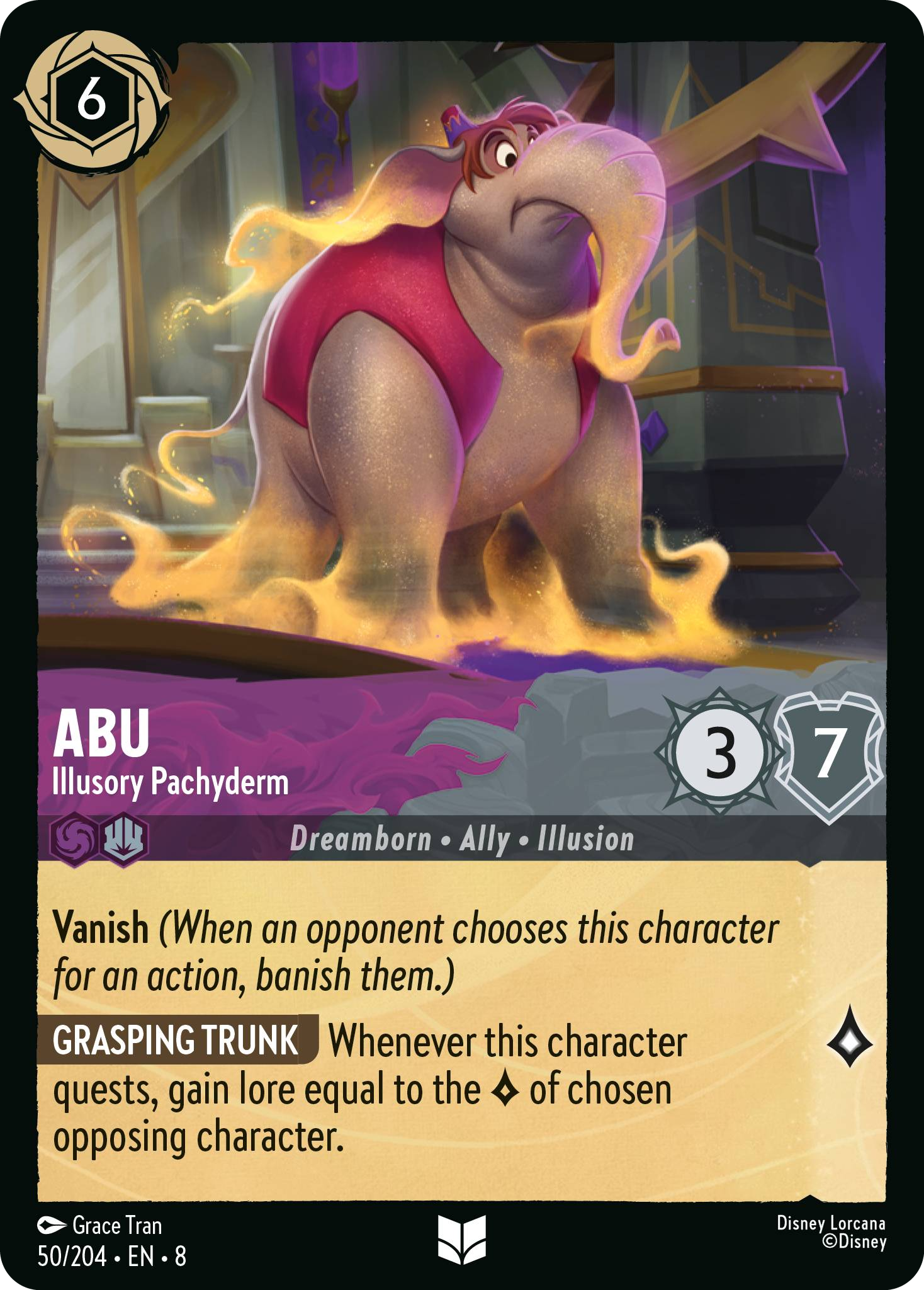Abu - Illusory Pachyderm (Reign of Jafar - 050/204 ) Uncommon