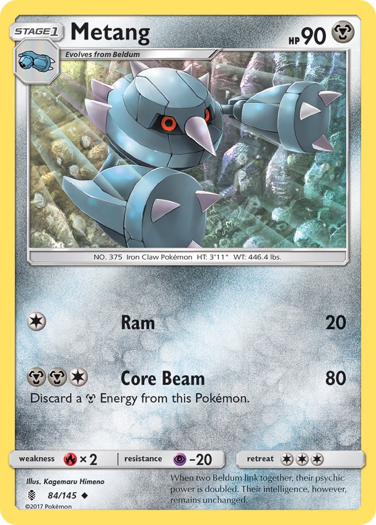 Metang - 084/145 (SM:GRI) Uncommon - Near Mint