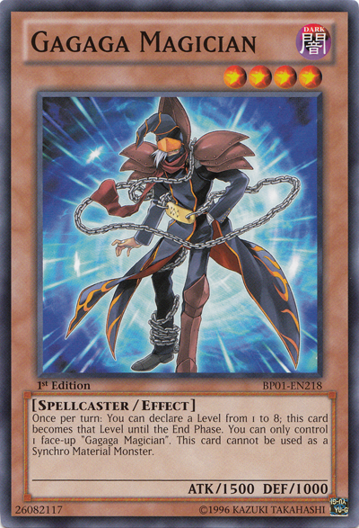 Gagaga Magician (BP01-EN218) Common - Near Mint 1st Edition