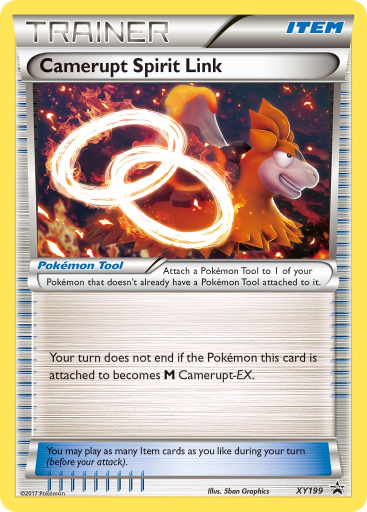 Camerupt Spirit Link - XY199 (XY:PR) Promo - Near Mint
