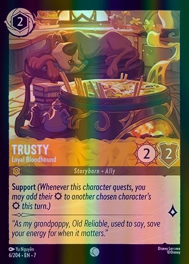 Trusty - Loyal Bloodhound (Archazia's Island - 006/204) Common