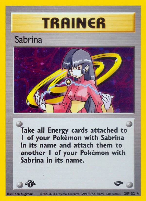 Sabrina - 20/132 (G2) Holo Rare - Light Play Unlimited Holofoil