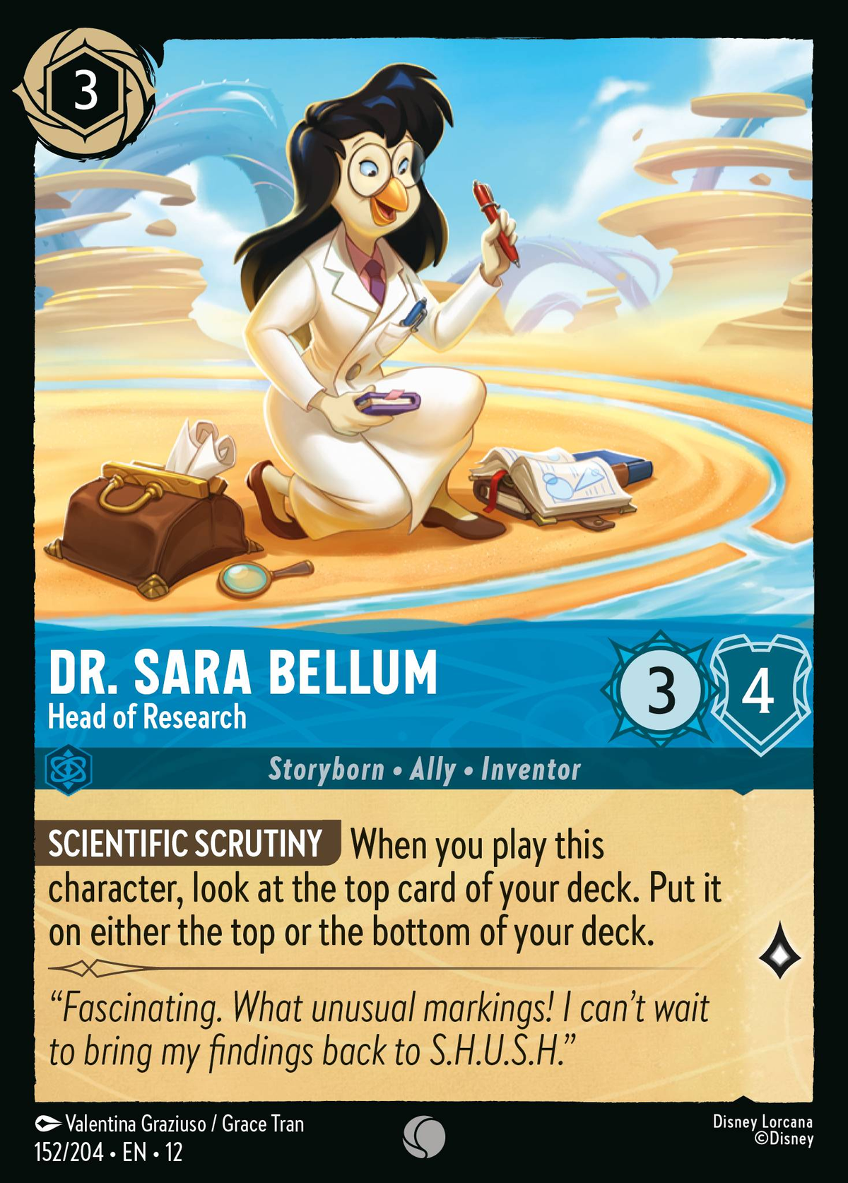 Dr. Sara Bellum - Head of Research (152/204 - Wilds Unknown) Common
