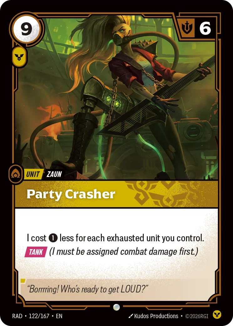 Party Crasher - 122/167 (RAD) Common