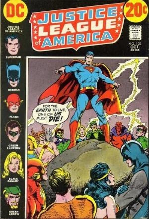 Justice League Of Americal (1960 Series) #102 (5.0) Red Tornado (Apparent Death)