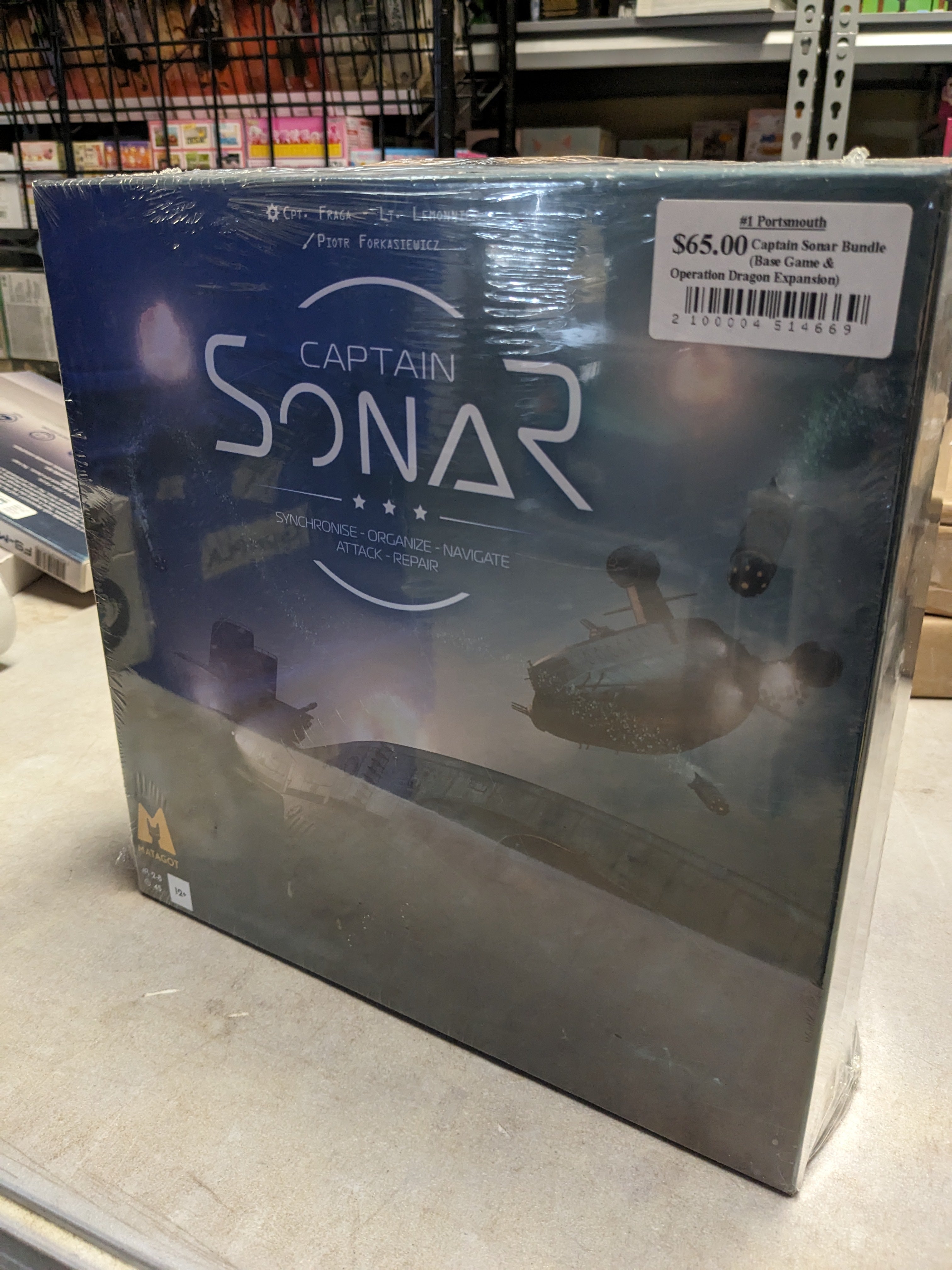 Captain Sonar Bundle (Base Game & Operation Dragon Expansion)