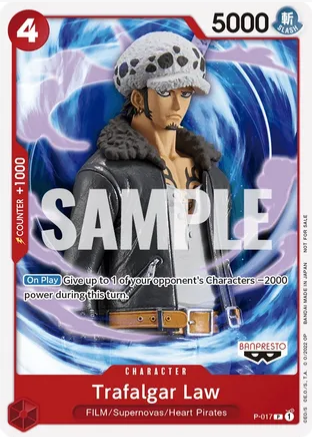 Trafalgar Law (One Piece Film Red) (P-017 PR)