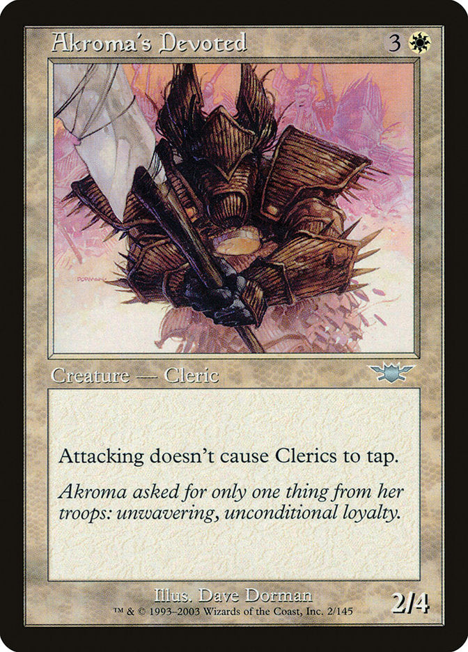 Akroma's Devoted (LGN-U-FOIL)