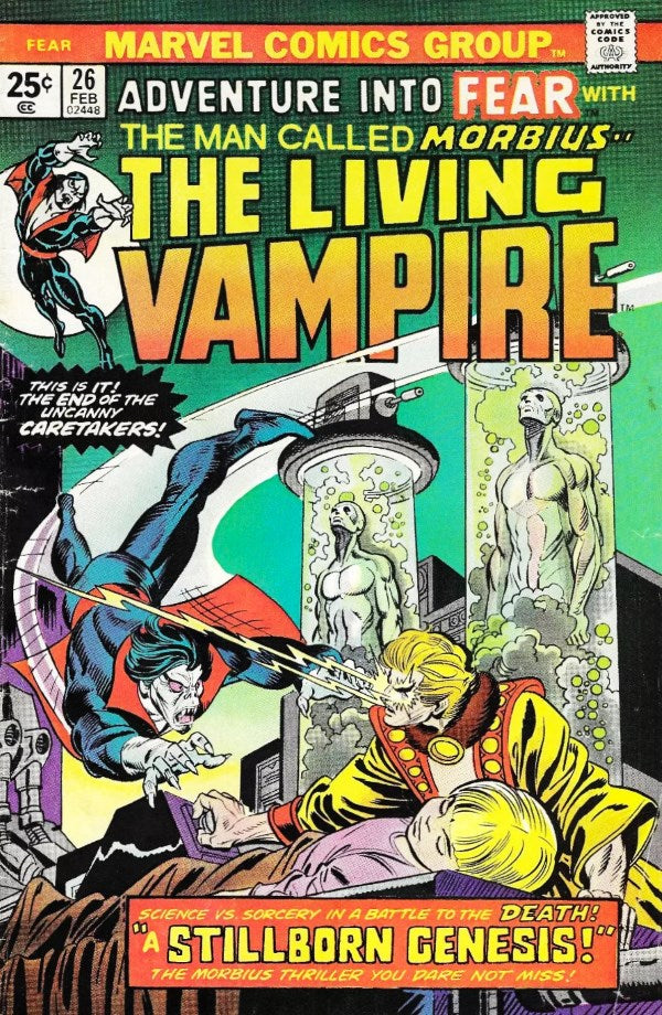 Adventure Into Fear (1972 Series) #26 (6.0) Series "A" Marvel Value Stamp #75 (Morbius)