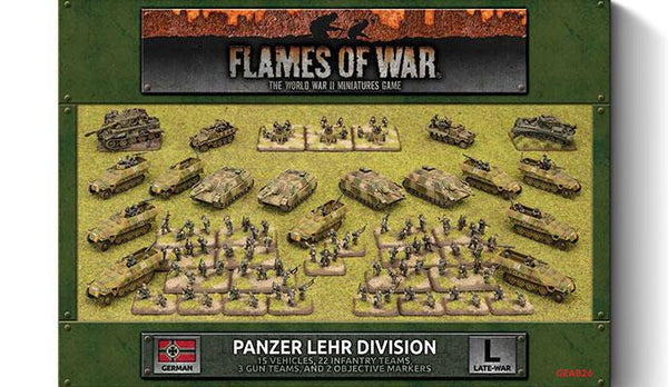 Flames of War: WWII: German (GEAB26) - Panzer Lehr Division Army Deal (Late) (Release Date: 06.08.24)