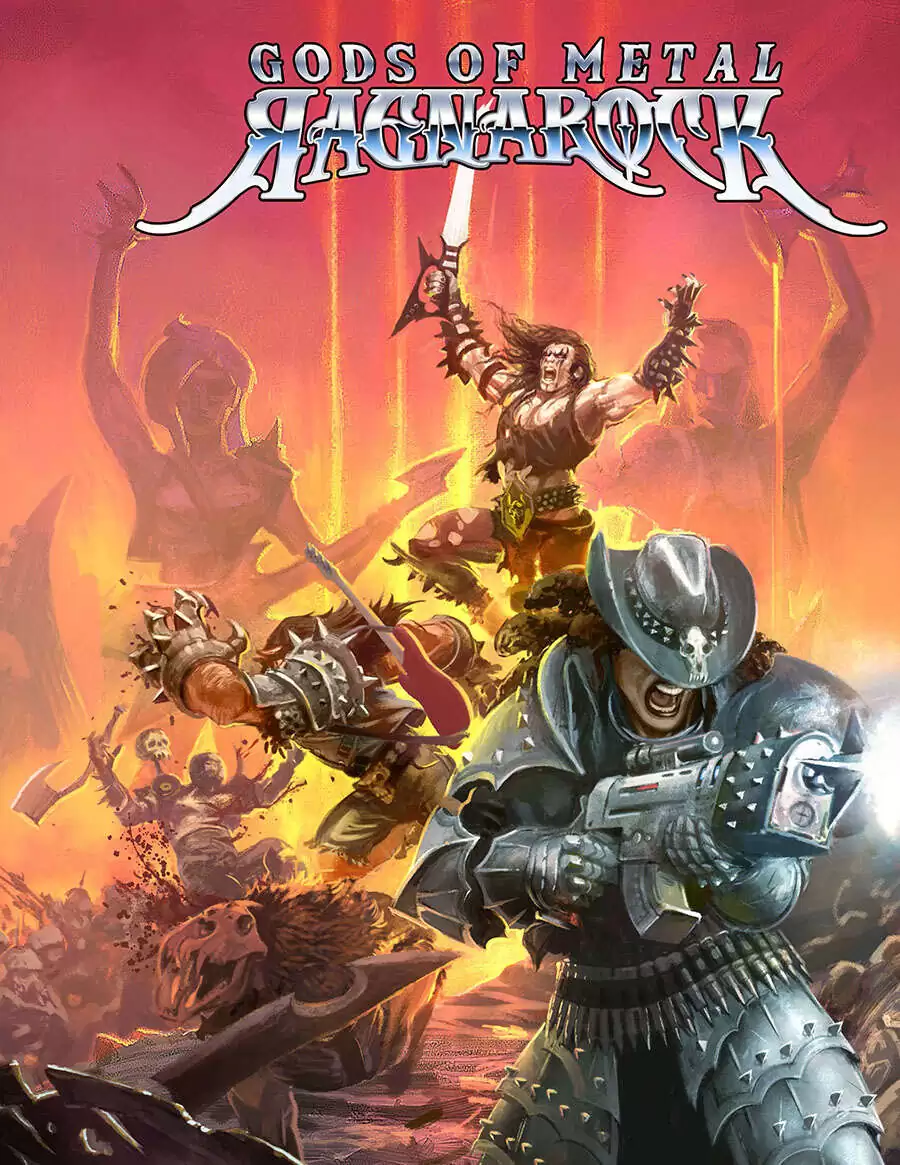 Gods of Metal: Ragnarock - Hard Core Rulebook (USED)