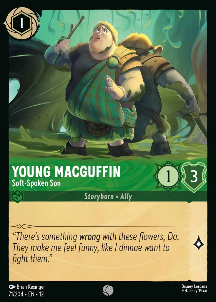 Young MacGuffin - Soft-Spoken Son (Wilds Unknown - 071/204) Common