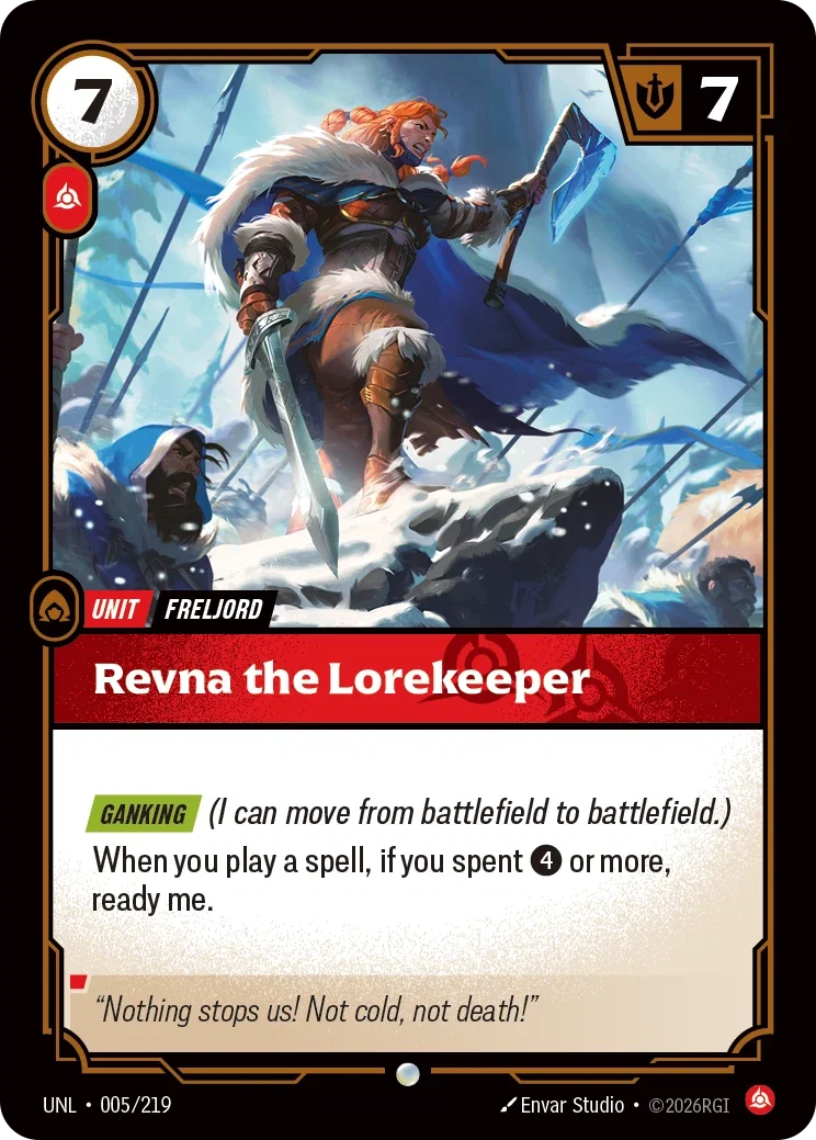Revna the Lorekeeper - 005/219 (UNL) Common