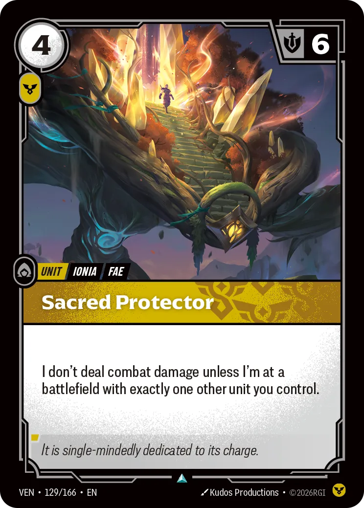 Sacred Protector - 129/166 (VEN) Uncommon