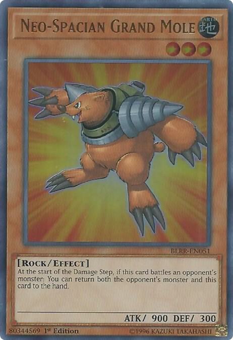Neo-Spacian Grand Mole (BLRR-EN051) Ultra Rare - Near Mint 1st Edition