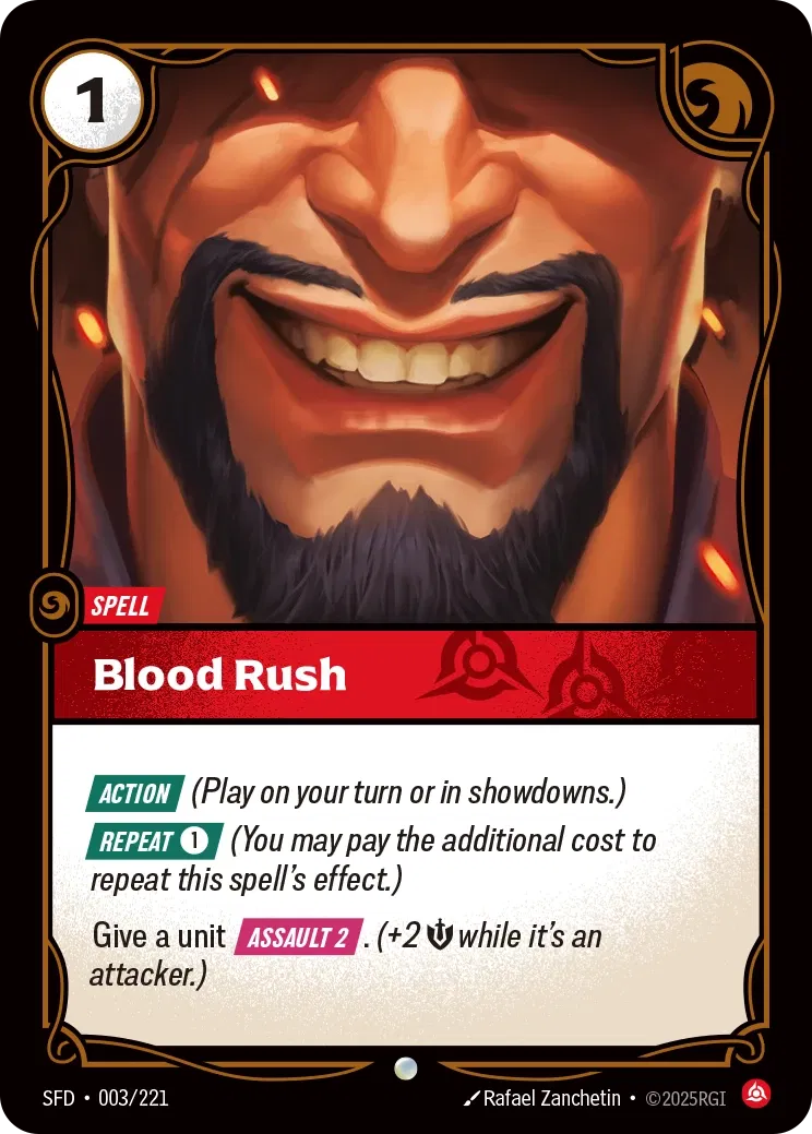 Blood Rush - 003/221 (SFD) Common