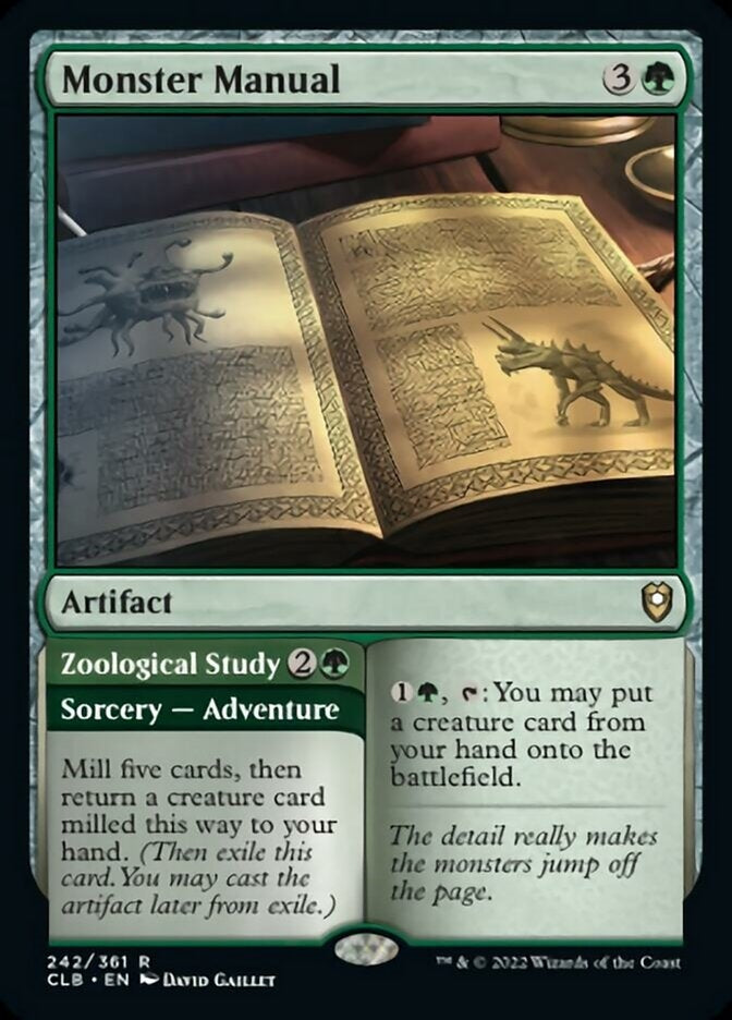 Monster Manual // Zoological Study (CLB-R)