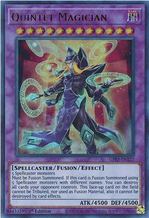 Quintet Magician (DUPO-EN040) Ultra Rare - Near Mint 1st Edition