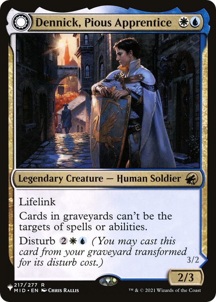 Dennick, Pious Apprentice//Dennick, Pious Apparition (MID-R-LIST)