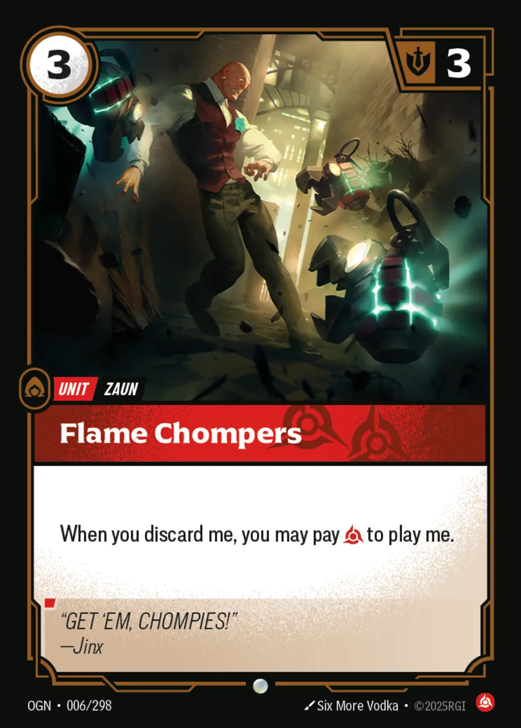 Flame Chompers - 006/298 (OGN) Common