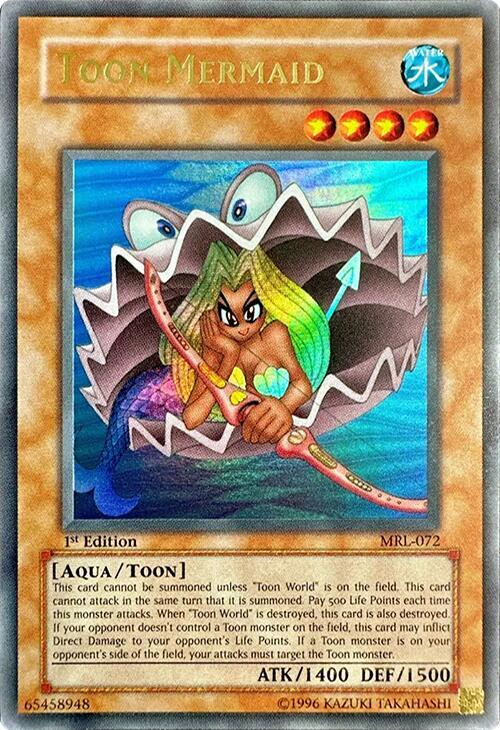 Toon Mermaid (MRL-072) Ultra Rare - Moderate Play 1st Edition