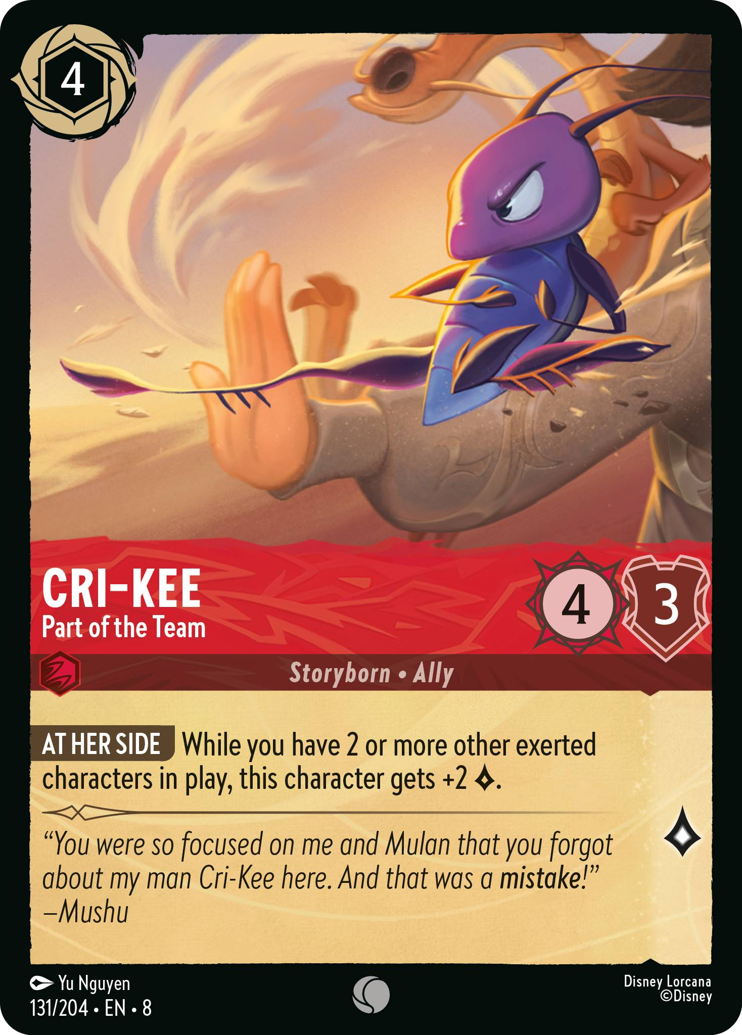 Cri-Kee - Part of the Team (Reign of Jafar - 131/204 ) Common