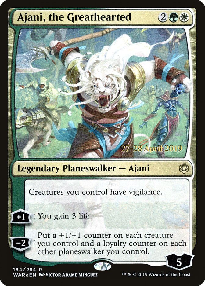 Ajani, the Greathearted (WAR-R-PRE)