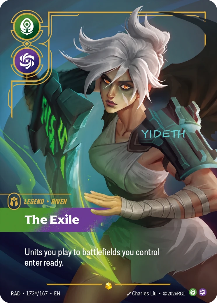 Riven, The Exile (Signature) - 173*/167 (RAD) Showcase