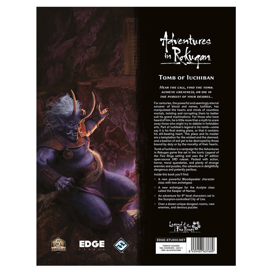 D&D 5E OGL: Adventures in Rokugan - Tomb of Iuchiban