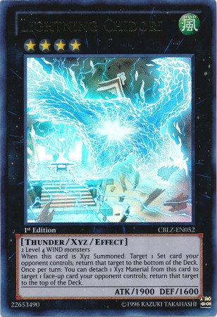 Lightning Chidori (CBLZ-EN052) Ultra Rare - Near Mint 1st Edition